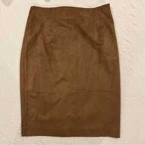 Cato faux suede skirt